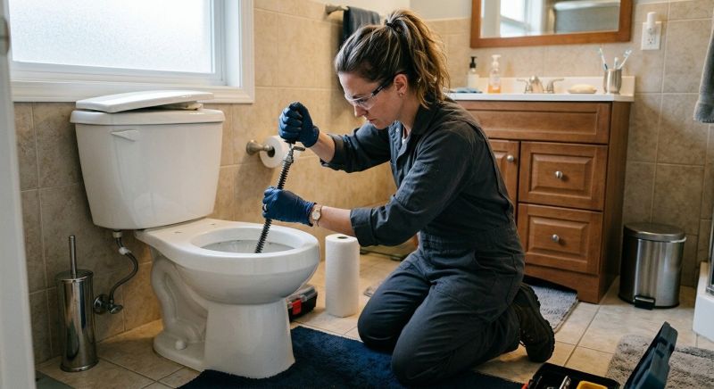 Backed Up Toilet Repair in Columbus, OH